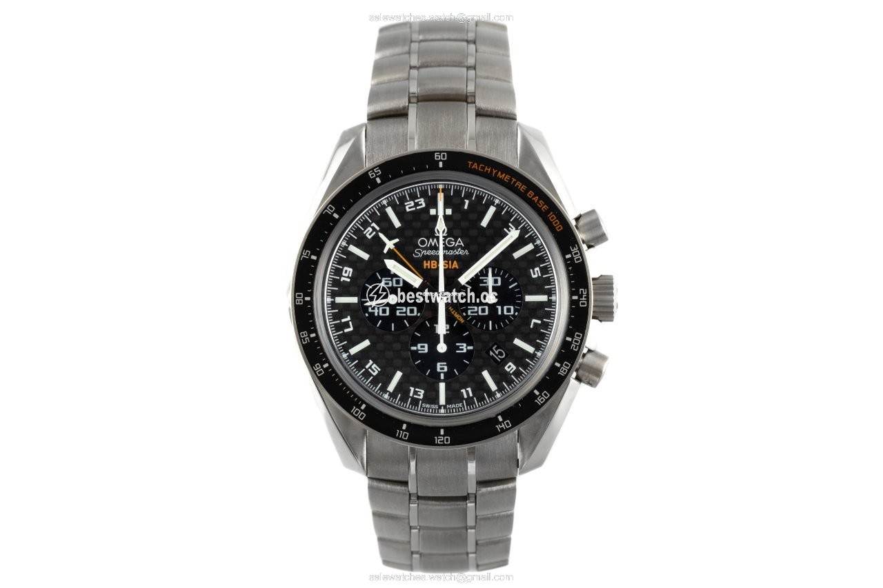 Omega Speedmaster HB-SIA Mens watch Unisex Automatic Titanium 321.90.44.52.01.001 Replica 2