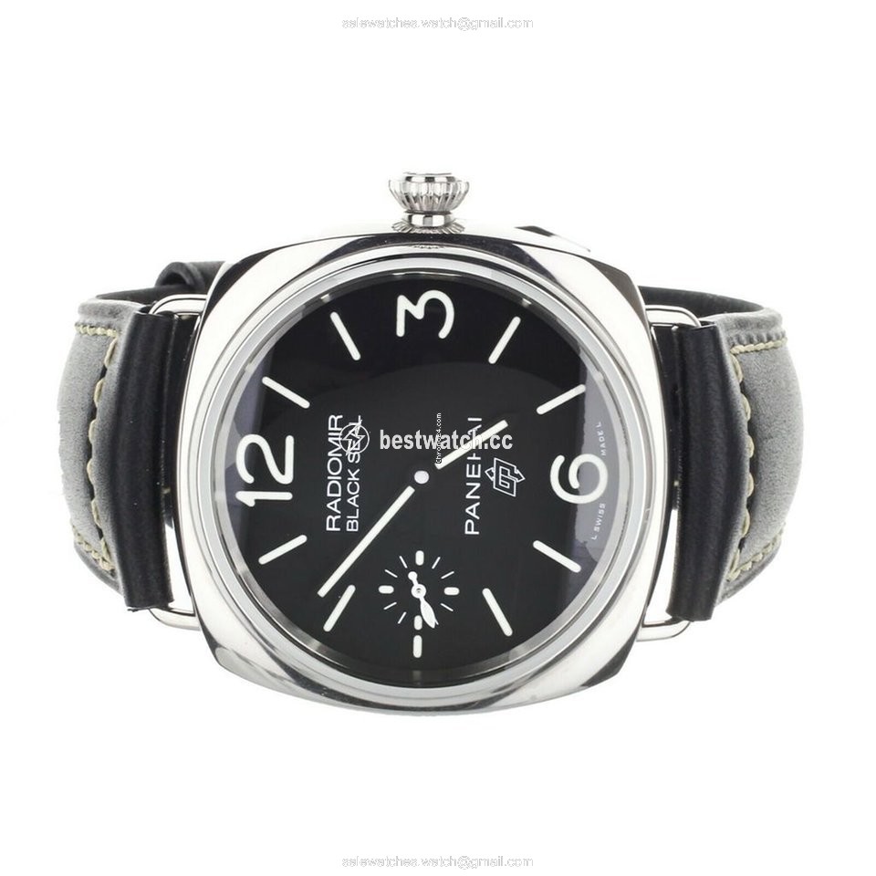 IMG_9085 Panerai Radiomir Black Seal Mens watch Unisex Manual winding Steel PAM754 Replica 2