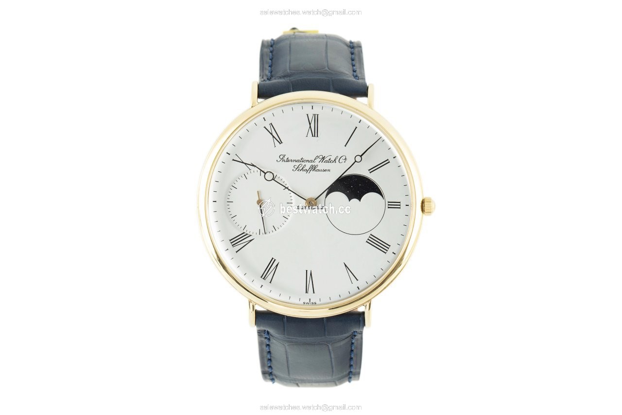 IMG_9085 IWC Portofino Hand-Wound Mens watch Unisex Manual winding Yellow gold 5251 Replica 2