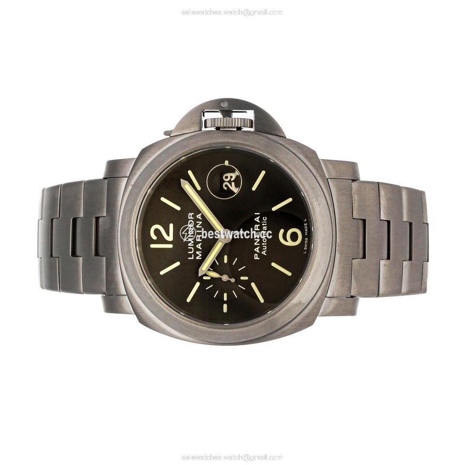 IMG_9085 Panerai Luminor Marina Automatic Mens watch Unisex Automatic Titanium PAM00296 Replica 2