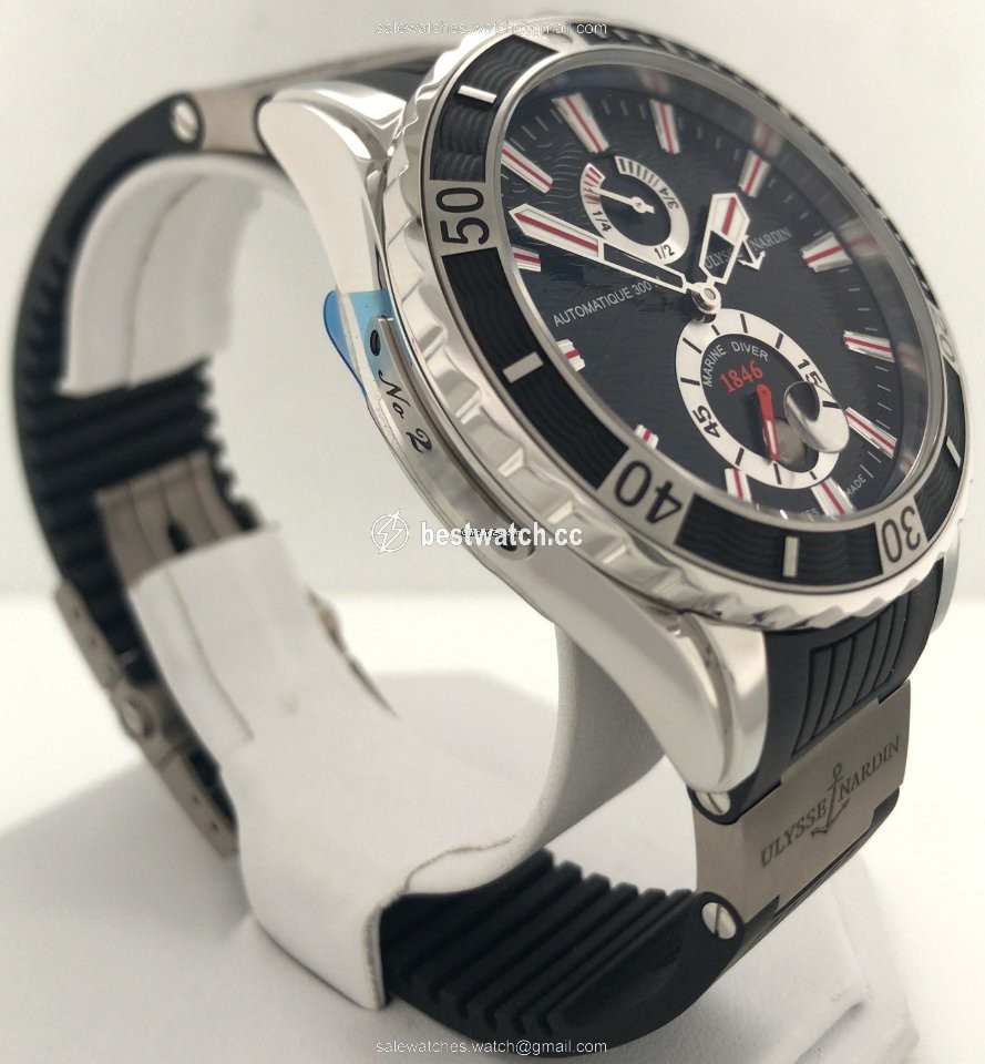 IMG_9085 Ulysse Nardin Diver Chronometer Mens watch Unisex Automatic Steel 263-10 92 Replica 2