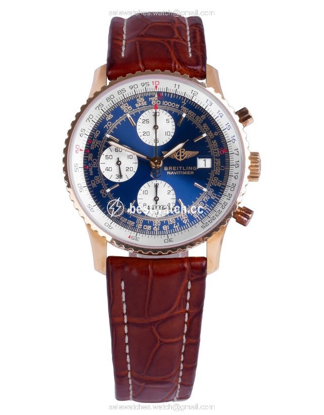 Breitling Old Navitimer Mens watch Unisex Automatic Yellow gold K13322 Replica 2
