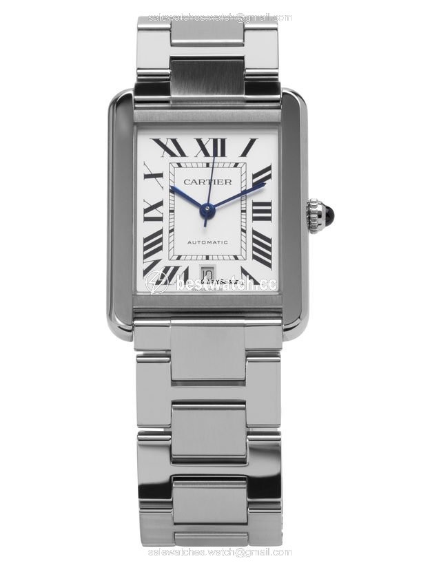 IMG_9085 Cartier Tank Solo Mens watch Unisex Automatic Steel W5200028 3800 Replica 2