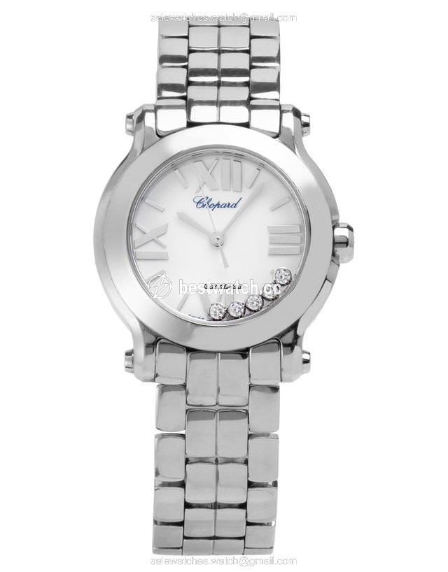 IMG_9085 Chopard Happy Sport Mens watch Unisex Quartz Steel 278509-3002 Replica 2