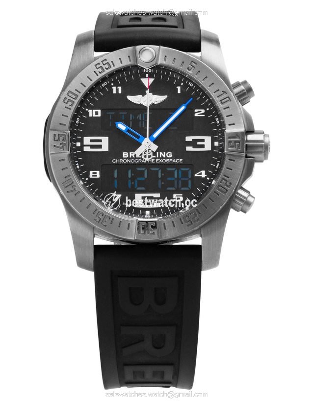 IMG_9085 Breitling Exospace B55 Connected Mens watch Unisex Quartz Titanium EB5510H21B1E1 Replica 2