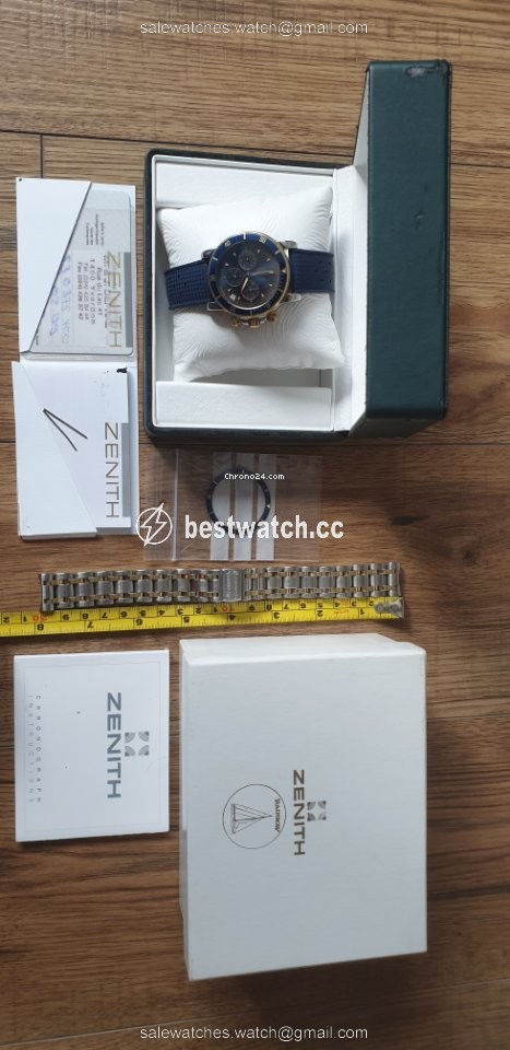 IMG_9085 Zenith El Primero Chronograph Mens watch Unisex Automatic Gold Steel 53.0370.400 Replica 2