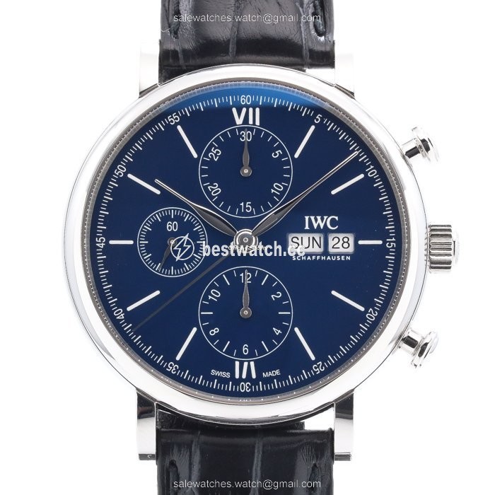 IWC Portofino Chronograph Mens watch Unisex Automatic Steel IW391023 Replica 2