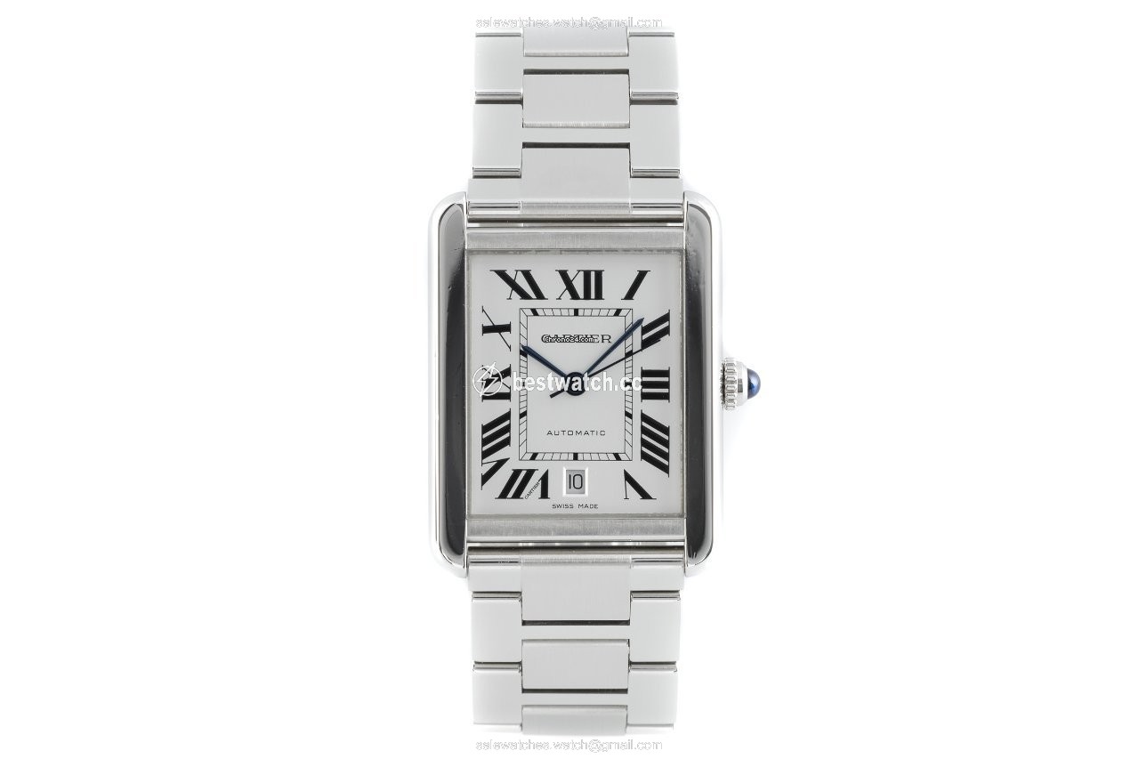 Cartier Tank Solo Mens watch Unisex Automatic Steel W5200028 Replica 2