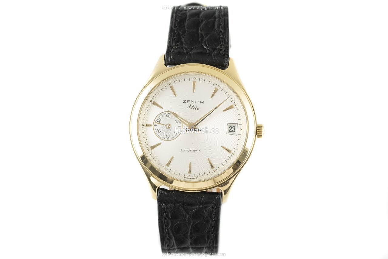 IMG_9085 Zenith Elite Mens watch Unisex Automatic Yellow gold 30.0040.680 Replica 2
