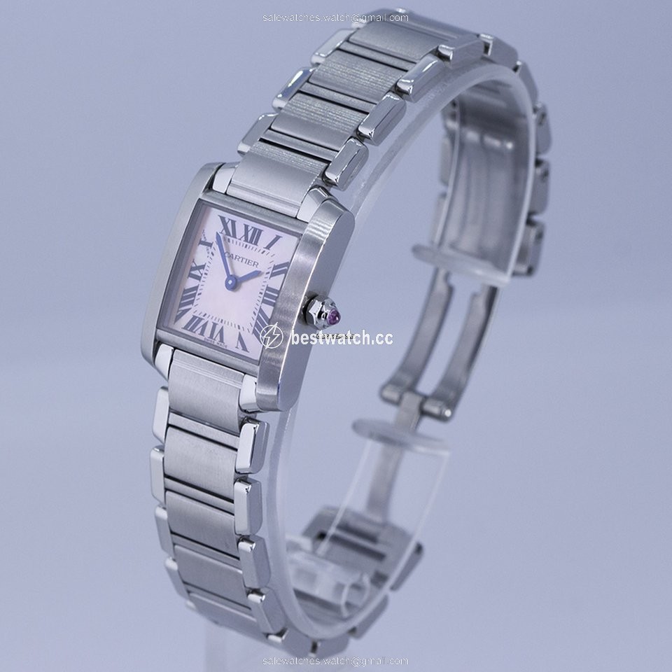 IMG_9085 Cartier Tank Francaise Womens watch Quartz Steel W51028Q3 Replica 2