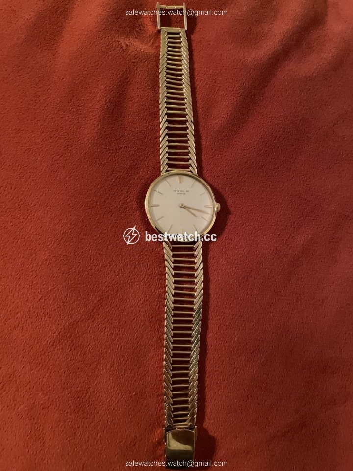 IMG_9085 Patek Philippe Calatrava Mens watch Unisex Manual winding Yellow gold 2599 Replica 2
