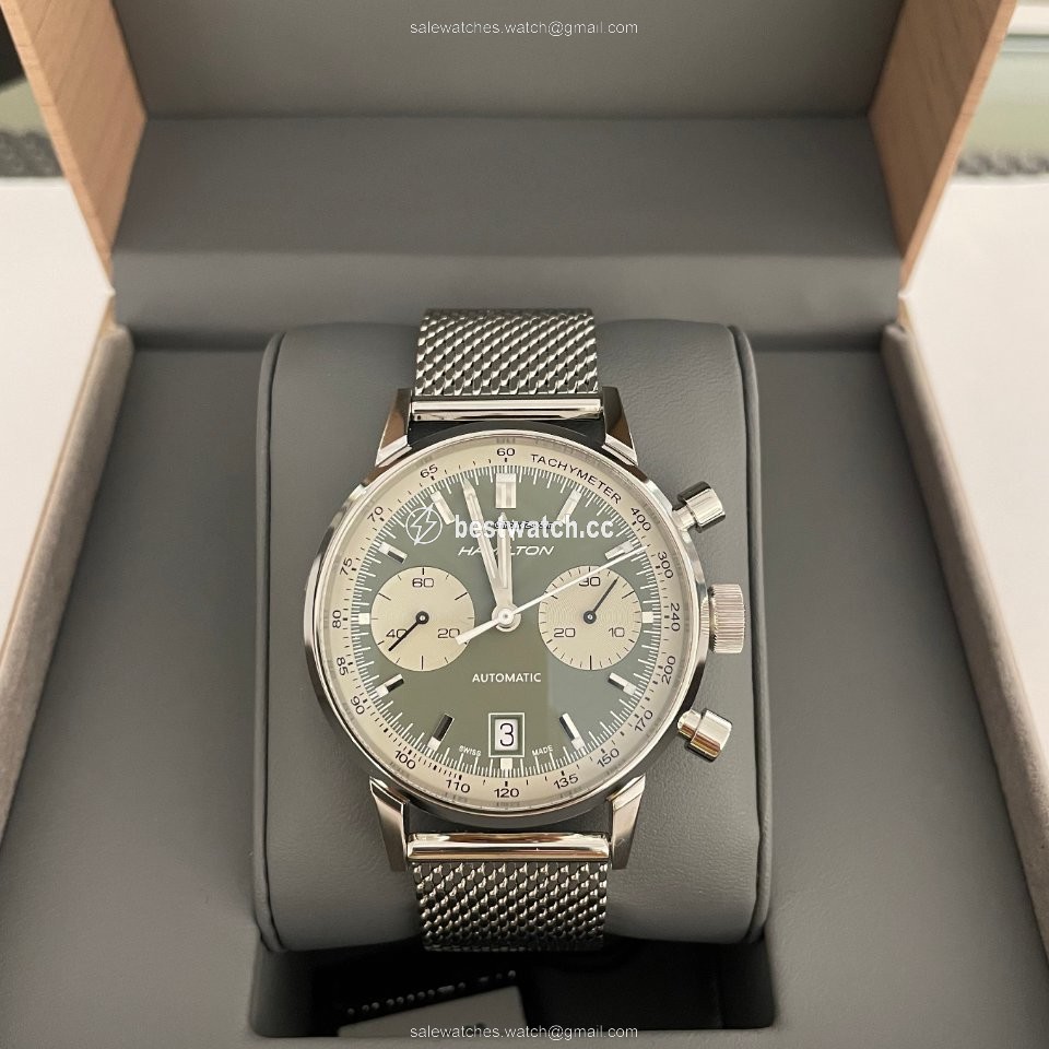 IMG_9085 Hamilton Intra-Matic Mens watch Unisex Automatic Steel H38416160 Replica 2