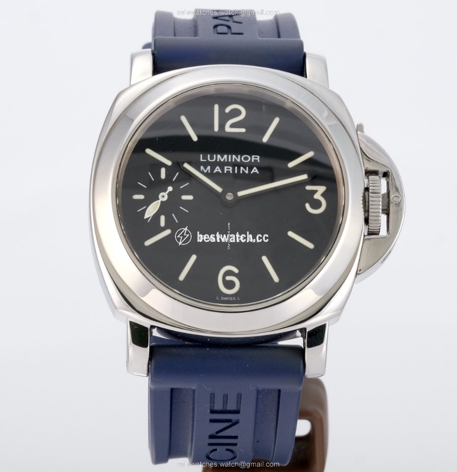 IMG_9085 Panerai Luminor Marina Mens watch Unisex Manual winding Steel PAM 00001 Replica 2