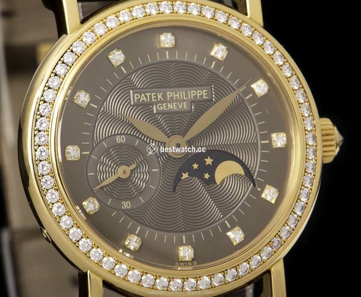 IMG_9085 Patek Philippe Calatrava Womens watch Manual winding Yellow gold 4858J-010 Replica 2