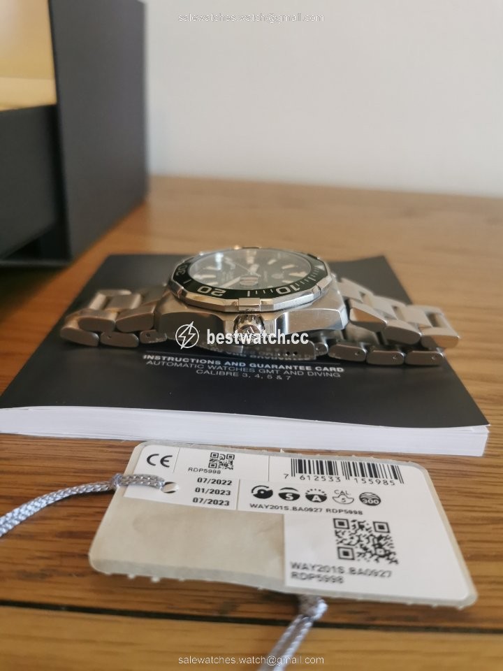 IMG_9085 TAG Heuer Aquaracer 300M Mens watch Unisex Automatic Steel WAY201S.BA0927 Replica 2