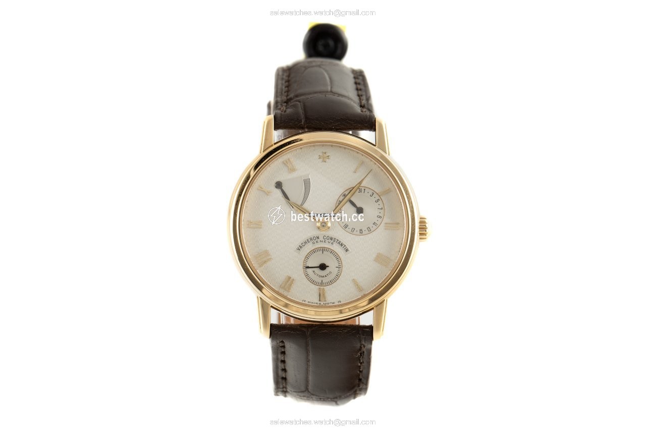 IMG_9085 Vacheron Constantin Patrimony Mens watch Unisex Automatic Yellow gold 47200 Replica 2