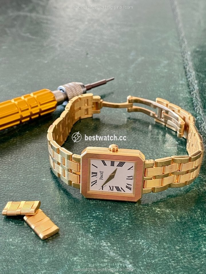 IMG_9085 Piaget Protocole Womens watch Yellow gold 50154 M601D Replica 2
