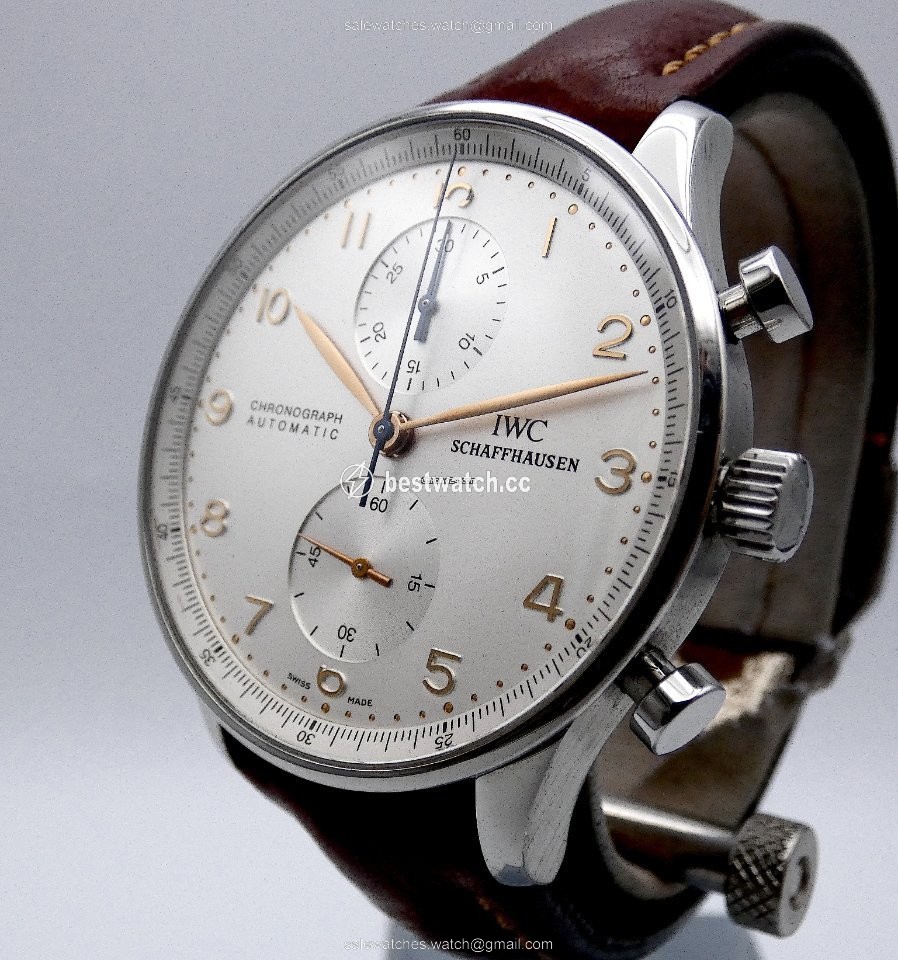 IMG_9085 IWC Portuguese Chronograph Steel IW3714001 Replica 2