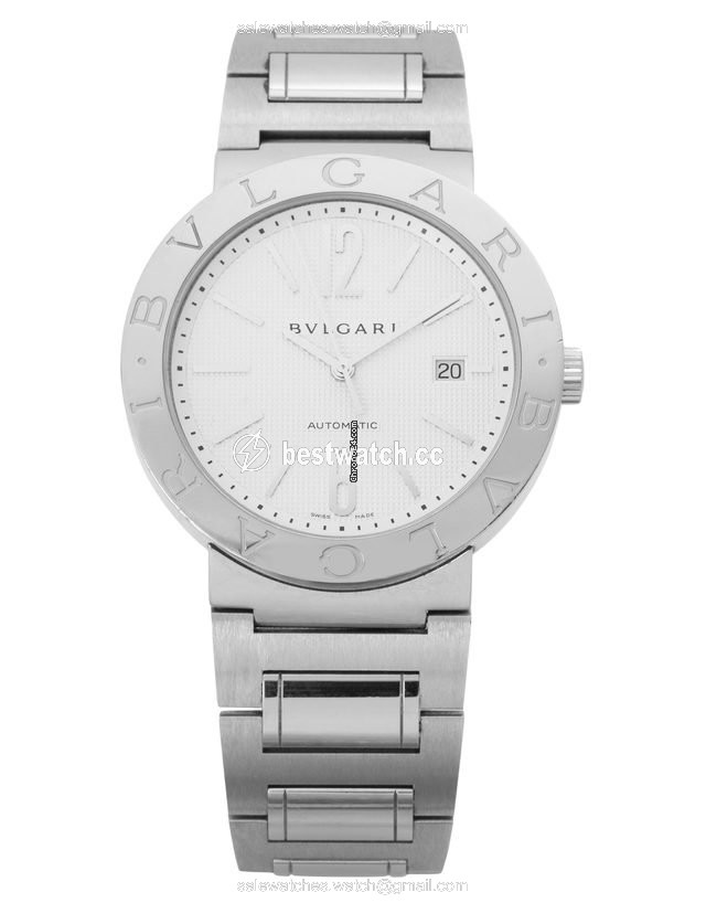 Bulgari Bulgari Mens watch Unisex Automatic Steel 101381 BB 42 SS AUTO Replica 2