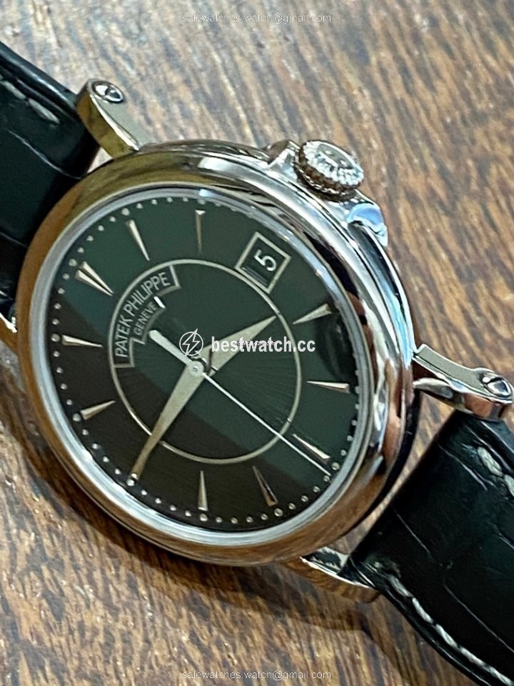 IMG_9085 Patek Philippe Calatrava Mens watch Unisex Automatic White gold 5153G-001 Replica 2