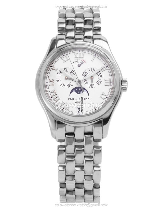 IMG_9085 Patek Philippe Annual Calendar Mens watch Unisex Automatic White gold 5036 1G Replica 2