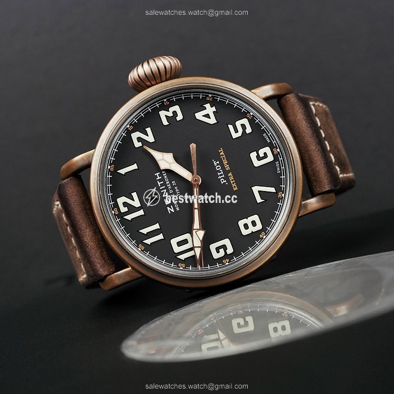 IMG_9085 Zenith Pilot Type 20 Extra Special Mens watch Unisex Automatic Bronze 29.2430.679 21.C753 Replica 2