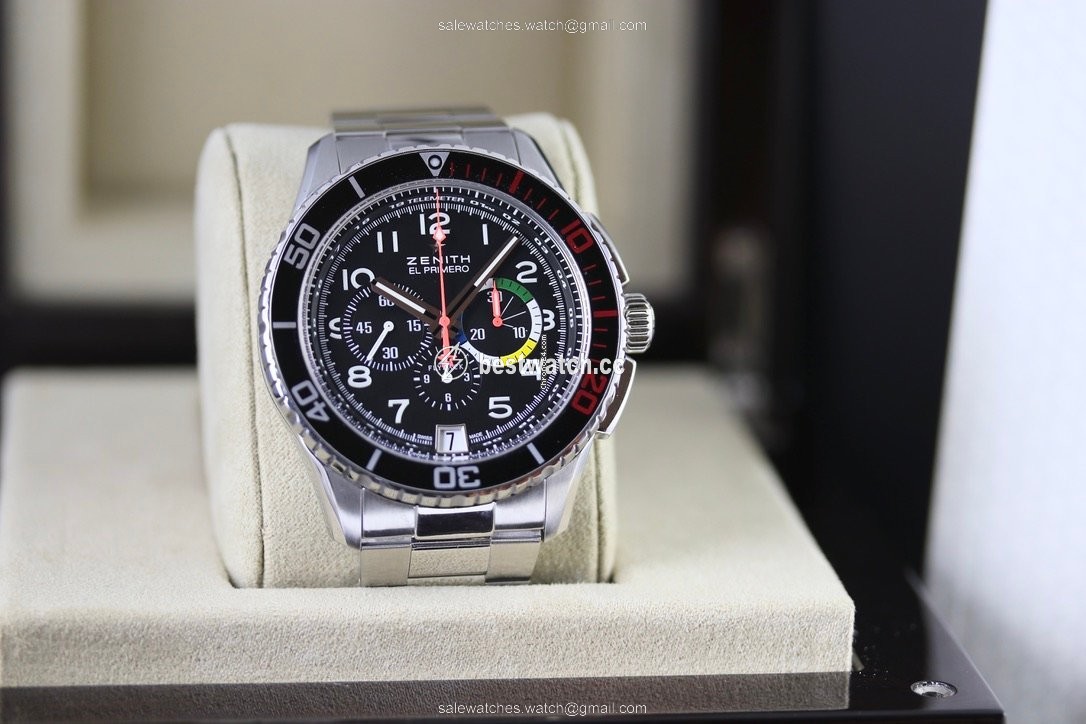 Zenith El Primero Stratos Flyback Mens watch Unisex Automatic Steel 03.2061.405 21.M2060 Replica 2