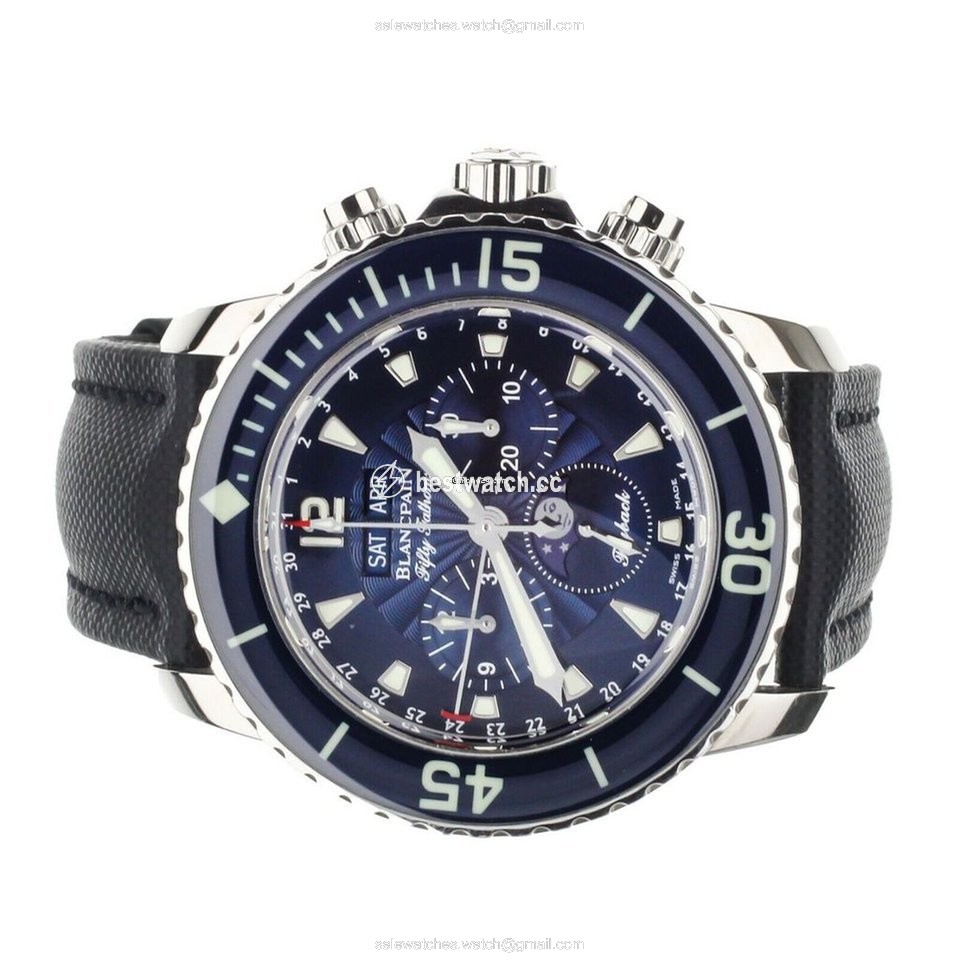 Blancpain Fifty Fathoms Mens watch Unisex Automatic Steel 5066F-1140-52B Replica 2