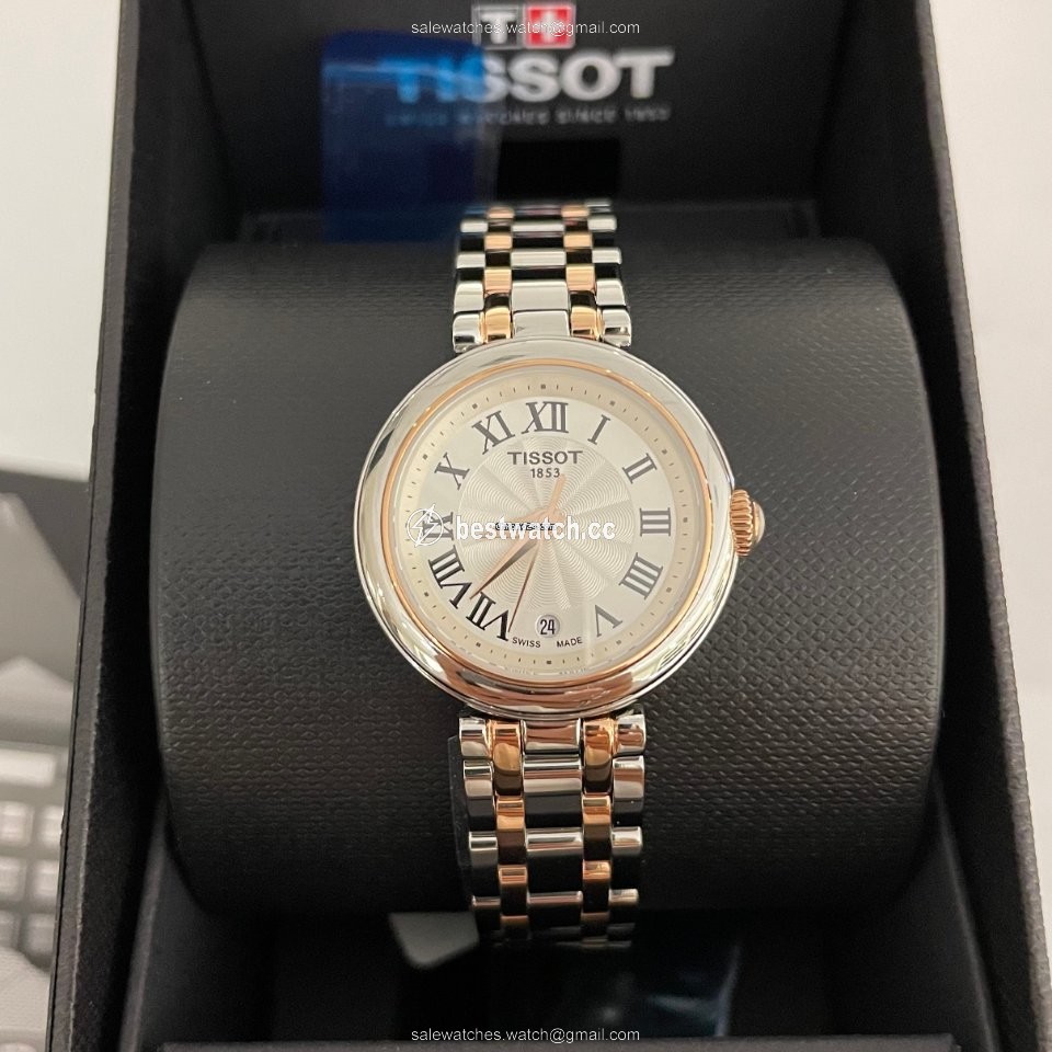IMG_9085 Tissot Womens watch Quartz Gold Steel T126.010.22.013.01 Replica 2