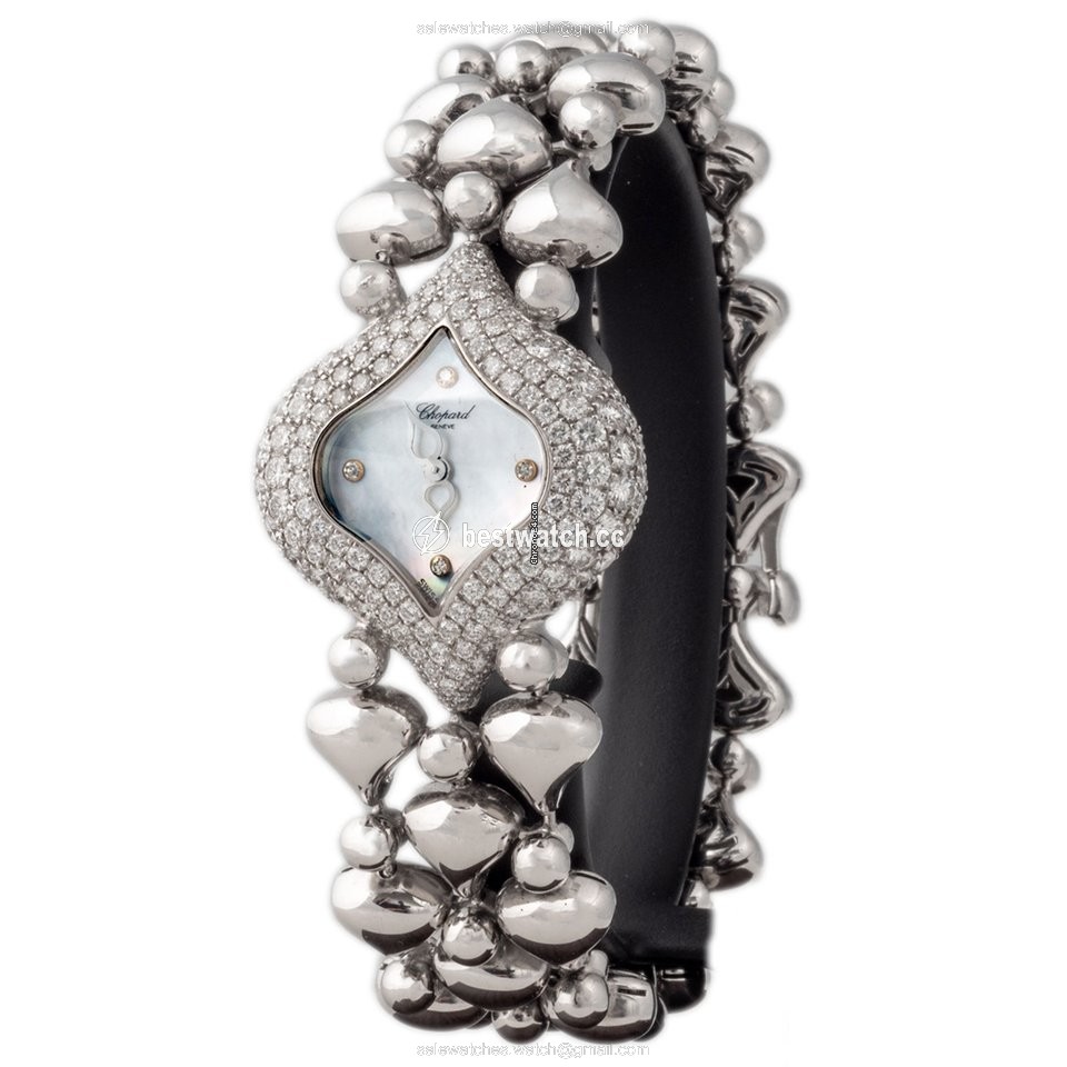 IMG_9085 Chopard Womens watch Quartz White gold 106813-1001 Replica 2