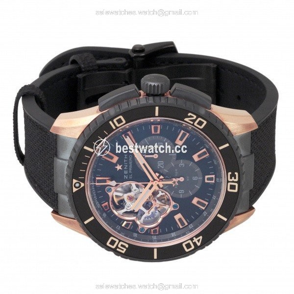 IMG_9085 Zenith El Primero Stratos Spindrift Automatic Titanium 86.2060.4061 21.R573 Replica 2