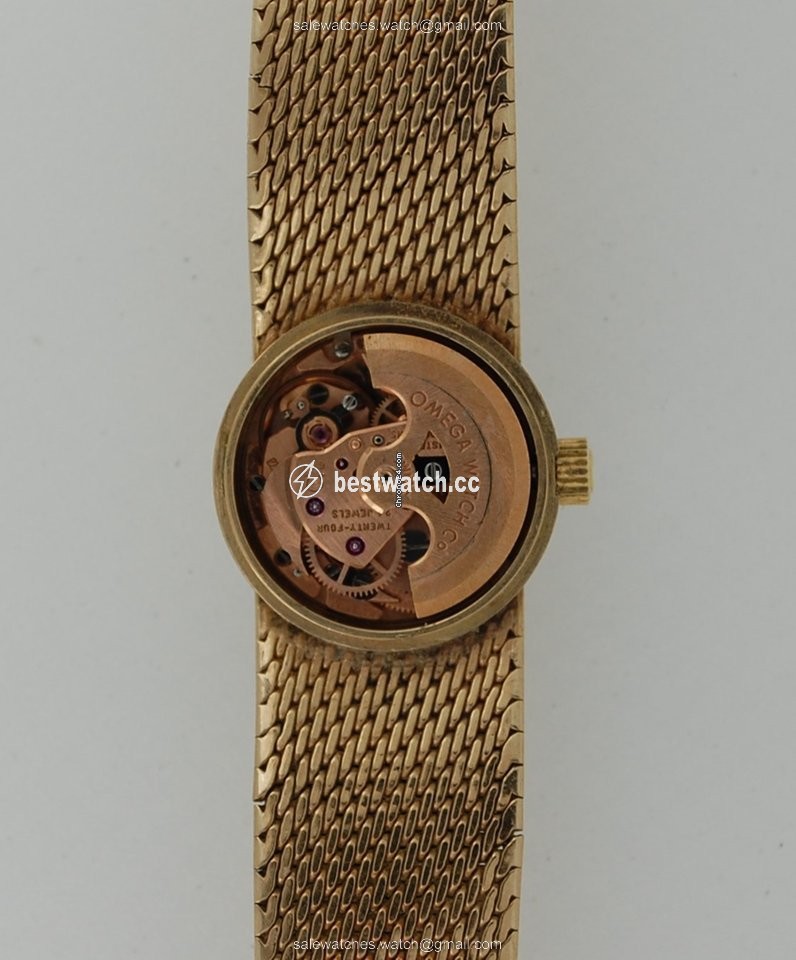 Omega De Ville Ladymatic Womens watch Automatic Yellow gold 751.5816 Replica 2