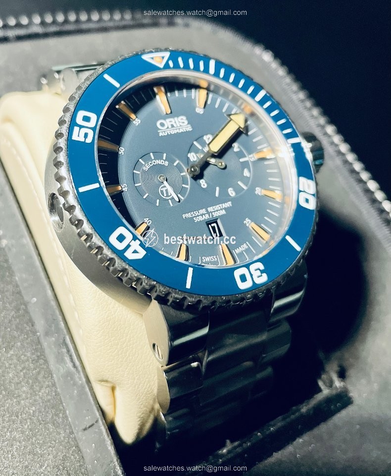 Oris Mens watch Unisex Automatic Titanium 01 749 7663 7185-Set MB Replica 2