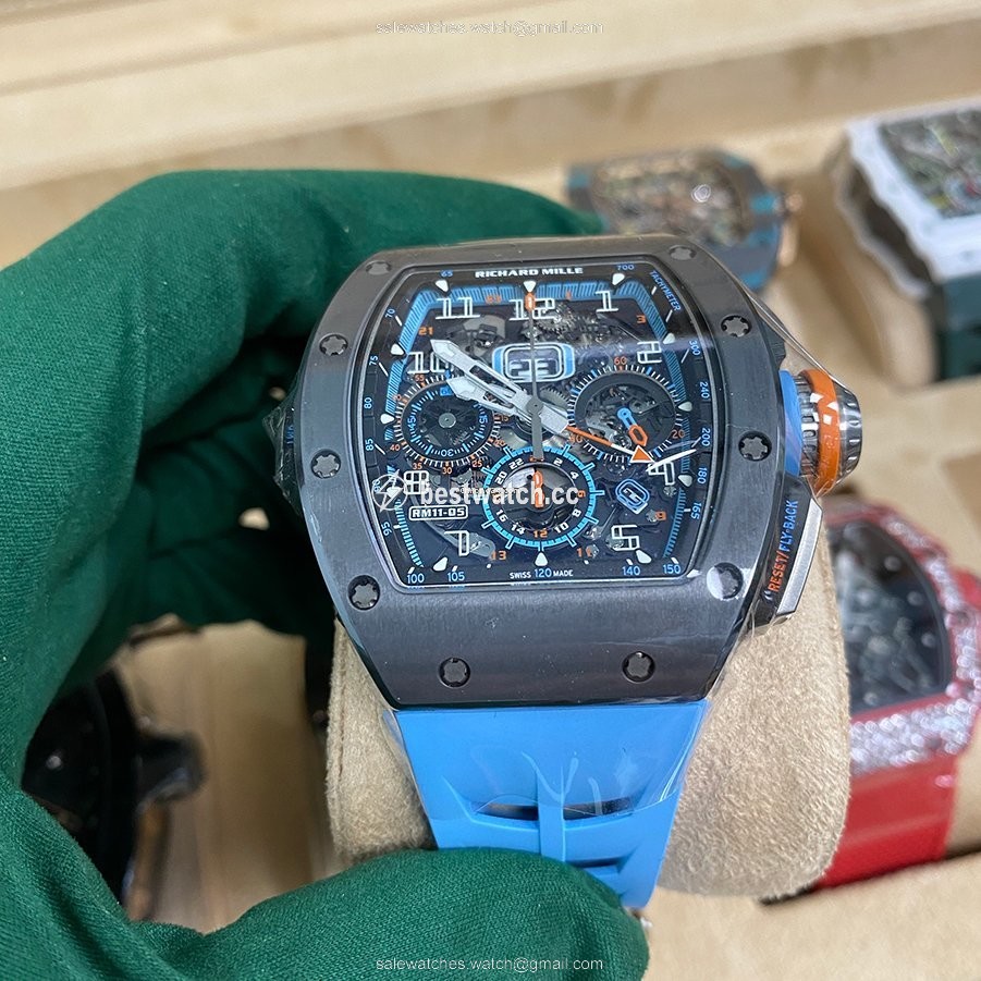 Richard Mille RM 011 Mens watch Unisex Automatic Ceramic RM 11-05 Replica 2