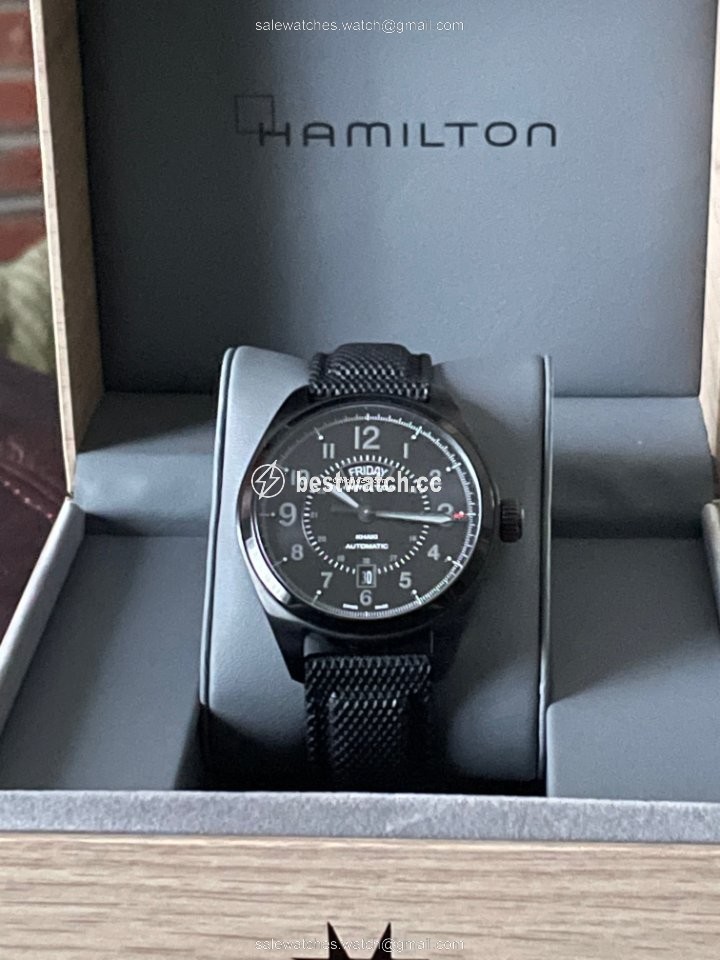 IMG_9085 Hamilton Khaki Field Day Date Mens watch Unisex Automatic Steel H70695735 Replica 2
