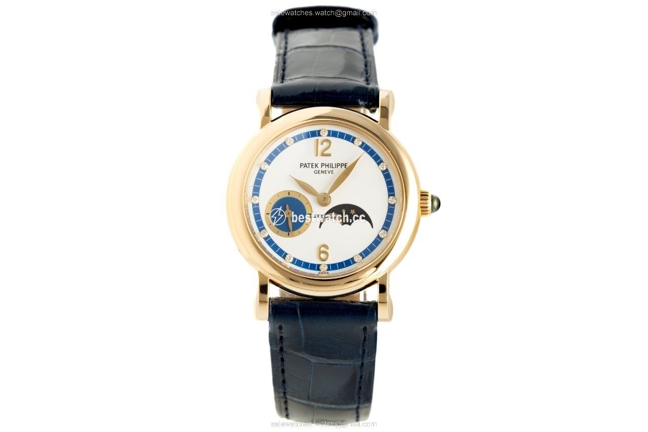 IMG_9085 Patek Philippe Calatrava Womens watch Manual winding Yellow gold 4857 Replica 2