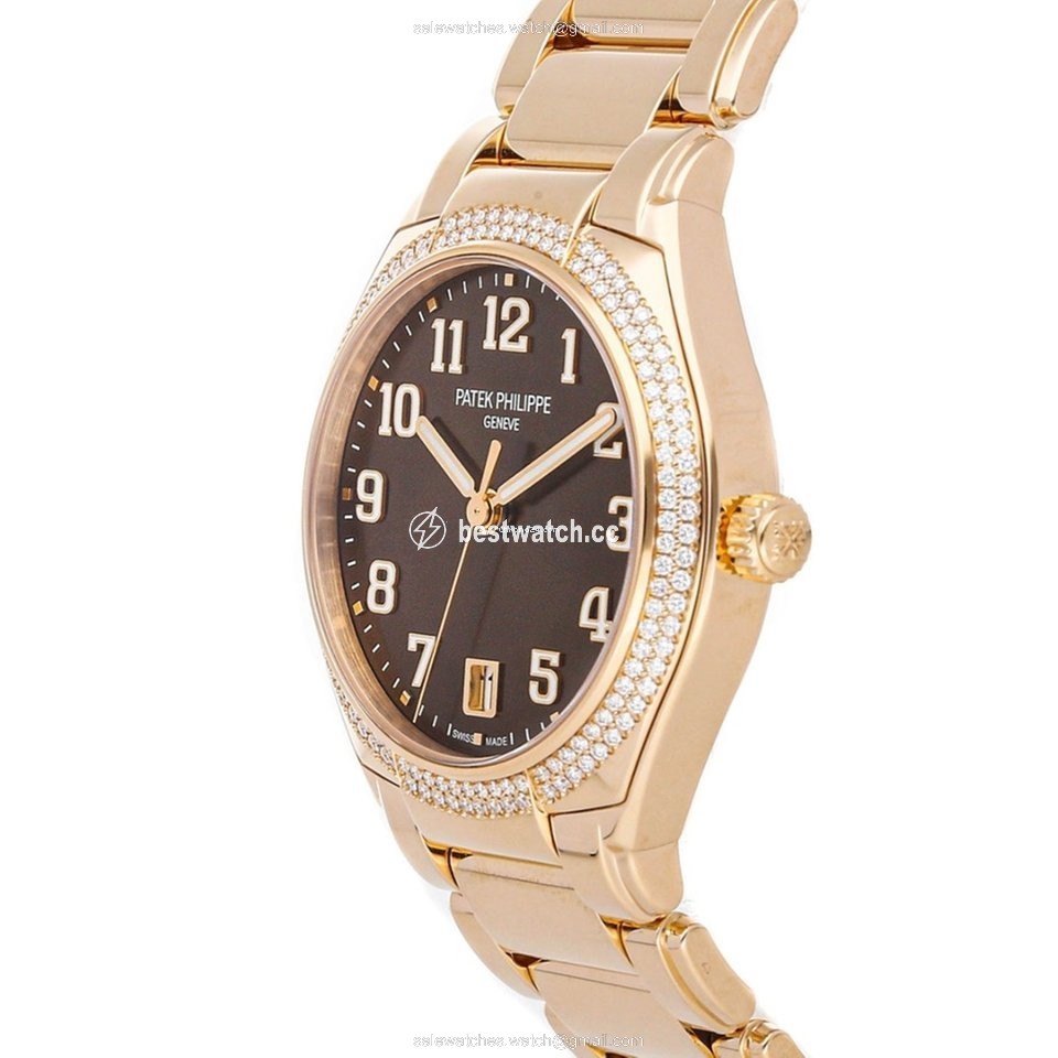 IMG_9085 Patek Philippe Twenty~4 Mens watch Unisex Automatic Rose gold 7300 1200R-001 Replica 2