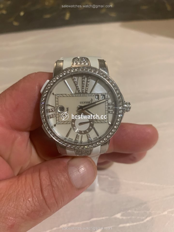 IMG_9085 Ulysse Nardin Executive Dual Time Lady Womens watch Automatic Steel 243-10B 391 Replica 2