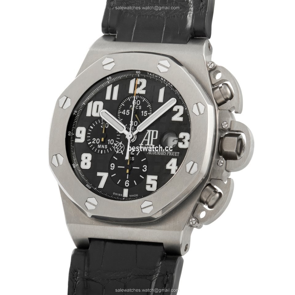 IMG_9085 Audemars Piguet Royal Oak Offshore Chronograph Mens watch Unisex Automatic Titanium 25863TI.OO.A001CU.01 Replica 2