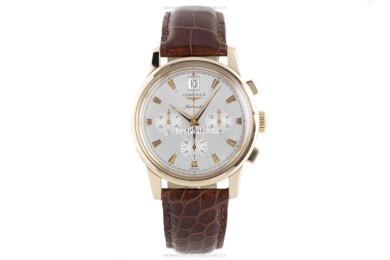 Longines Conquest Heritage Mens watch Unisex Automatic Red gold L1.641.8 Replica 2