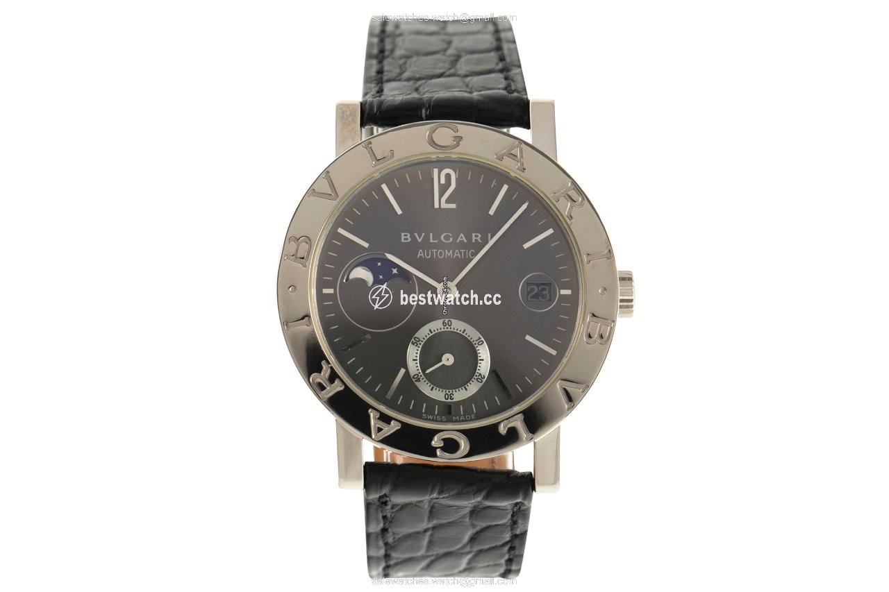 Bulgari Bulgari Mens watch Unisex Automatic White gold BBW 38 GLMP Replica 2