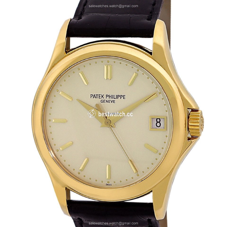 Patek Philippe Calatrava Mens watch Unisex Automatic Yellow gold 5127J Replica 2