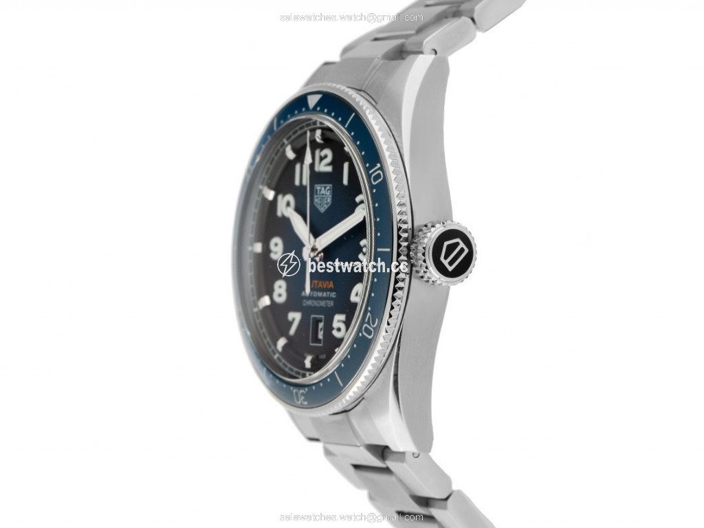 IMG_9085 TAG Heuer Autavia Mens watch Unisex Automatic Steel WBE5116EB0173 Replica 2