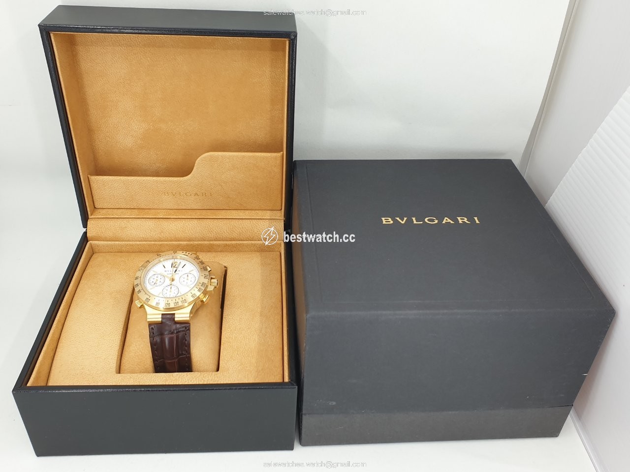 Bulgari Diagono Mens watch Unisex Automatic Yellow gold CH 40 G TA RA Replica 2
