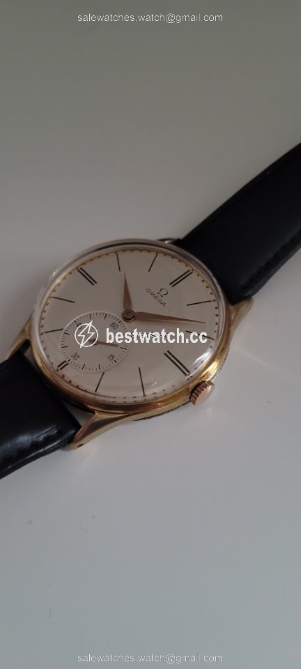 Omega Mens watch Unisex Manual winding Gold Steel 30T2 Replica 2