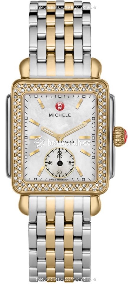 IMG_9085 Michele Deco Womens watch Quartz Gold Steel mw06v01c5025 Replica 2