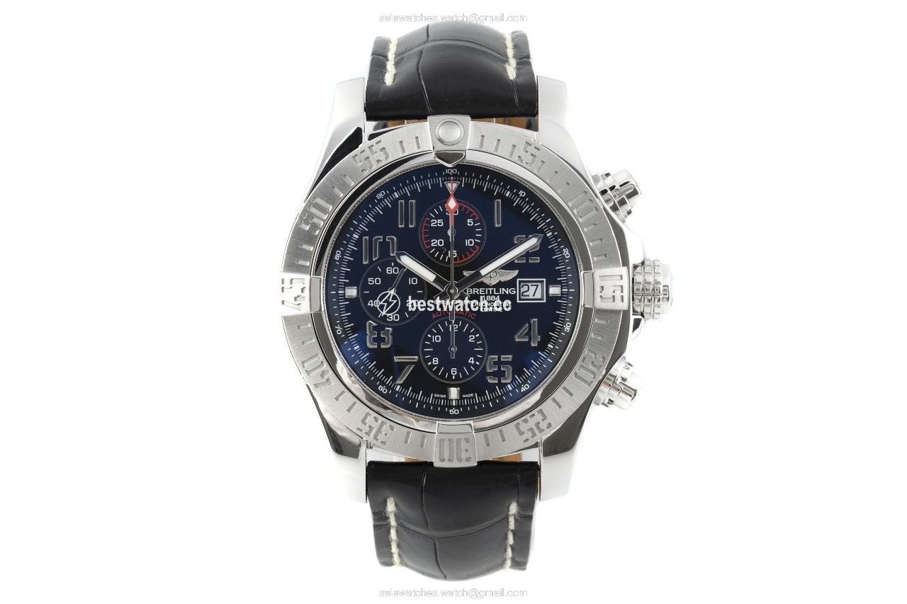 IMG_9085 Breitling Super Avenger II Mens watch Unisex Automatic Steel A1337111 BC28 Replica 2
