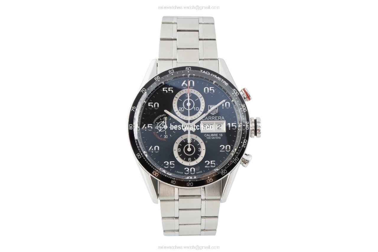 TAG Heuer Carrera Calibre 16 Mens watch Unisex Automatic Steel CV2A10 Replica 2