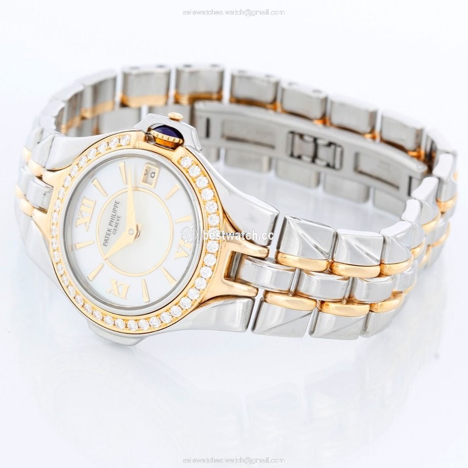 IMG_9085 Patek Philippe Womens watch Quartz Gold Steel 4891 Replica 2