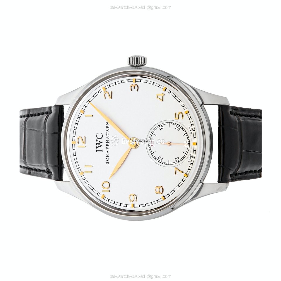 IMG_9085 IWC Portuguese Hand-Wound Mens watch Unisex Manual winding Steel IW5454-08 Replica 2